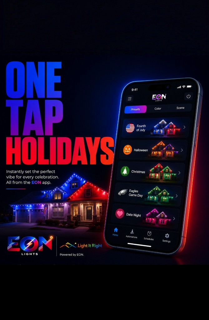 EON app — one tap holidays