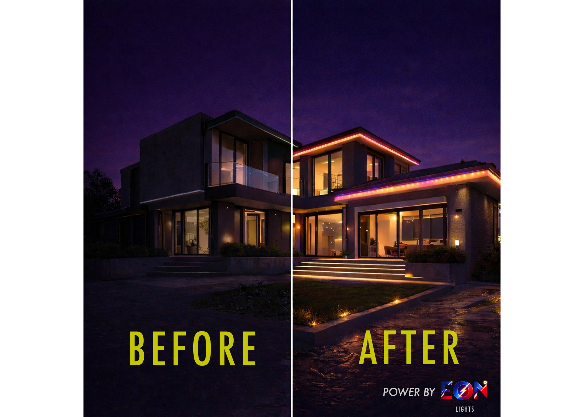 Before and after EON